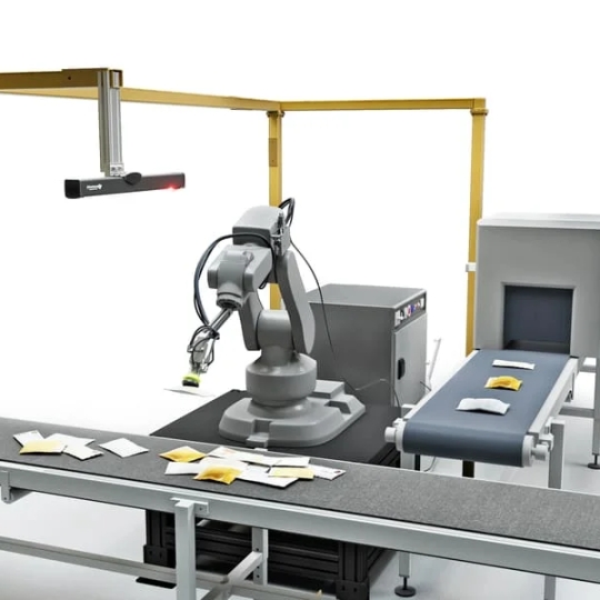 Hệ thống đào tạo rô bốt lắp ráp, kiểm tra phân loại sản phẩm